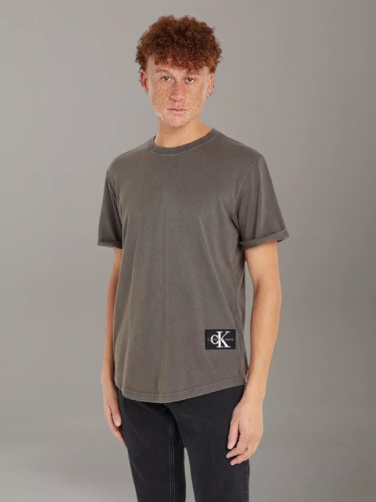Washed Cotton Badge T-shirt