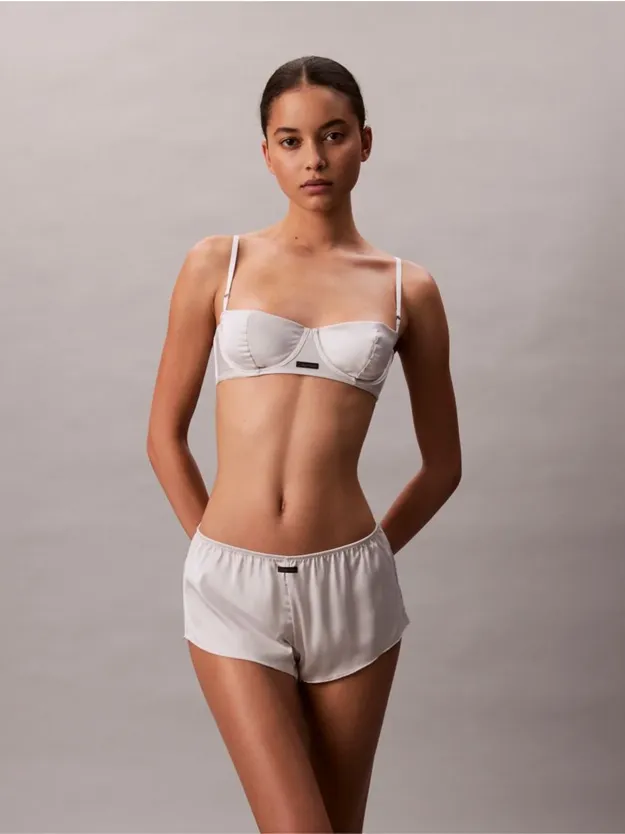 Chalk Unlined Balconette Bra